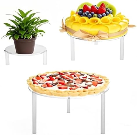 HESIN 3 Tier Acrylic Cake Display Stand Set