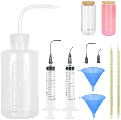11 Piece Snow Globe Tumbler DIY Kit Supplies