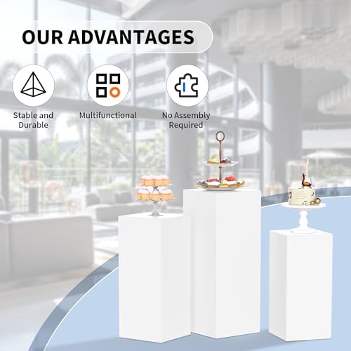 Sturdy Pedestal Stand for Parties and Wedding Displays