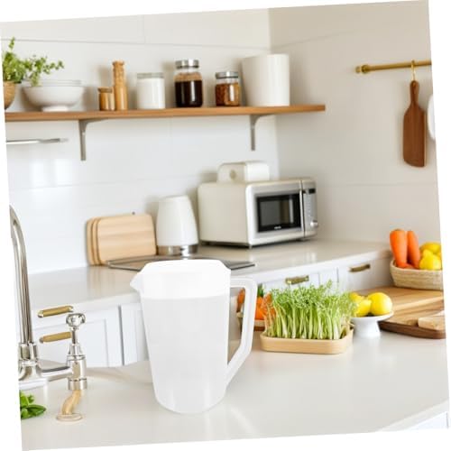 Large Capacity Plastic Pitcher for Fridge Hot Cold Beverages
