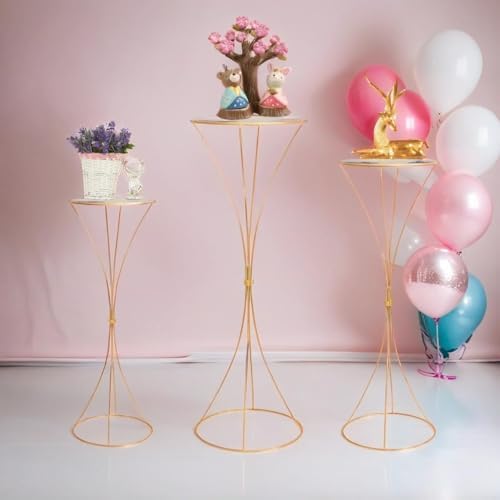 Kapaga 3pcs Cylinder Stands for Party and Wedding Display