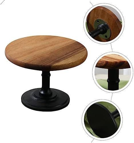 Wooden Cake Stand with Modern Design for Cupcakes and Desserts