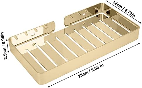 Yosoo Wall Mounted Drain Rack with Two Hooks