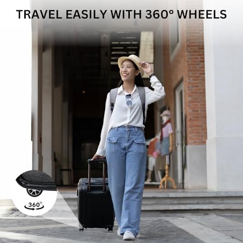 The Wine Savant 12 Bottle Wine Suitcase with 6 Expandable Travel Bags