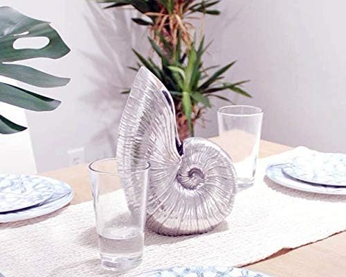 Arthur Court Nautilus Pitcher Aluminum for Ocean Seashell Sea Serving Water Jug