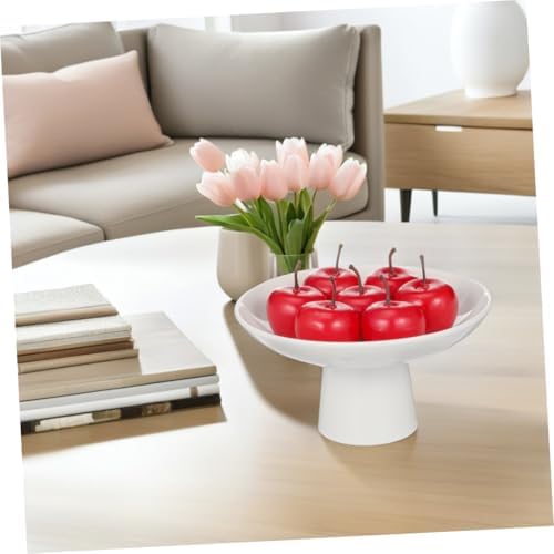 Ipetboom Footed Ceramic Fruit Bowl Decorative Pedestal Dish