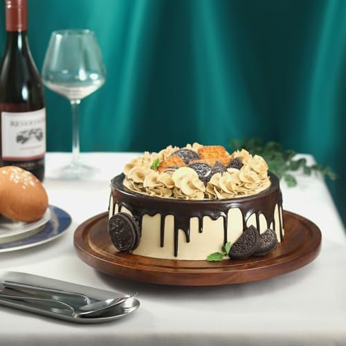 CherHome Rotatable Cake Stand with Lid 118in