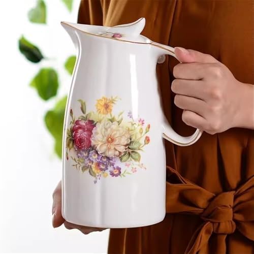 Cold Kettle 15L 2L Ceramic Water Pitcher With Handle
