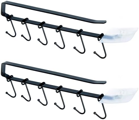 Xilaotou Mug Rack Under Cabinet - Coffee Cup Holder 2 Sets