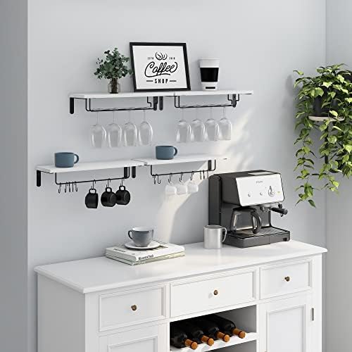 Afuly Coffee Bar Shelf Wall Holder Set of 2