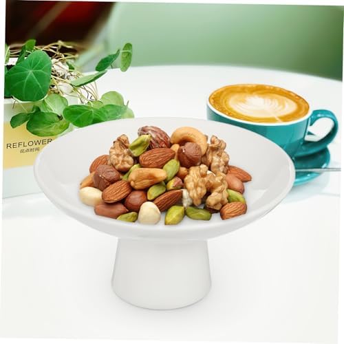 Ipetboom Footed Ceramic Fruit Bowl Decorative Pedestal Dish