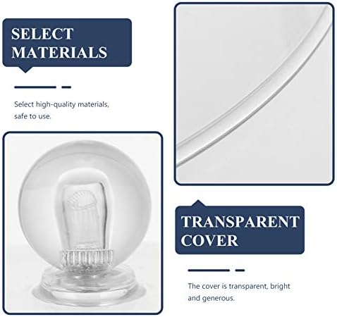 Cabilock Plastic Cake Dome Cover Round Stand Display