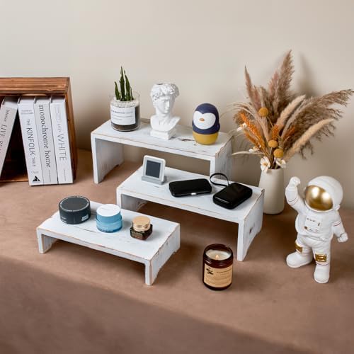 DAOYOUSKY 3 Tier Wooden Cupcake Stand Set for 24 Cupcakes
