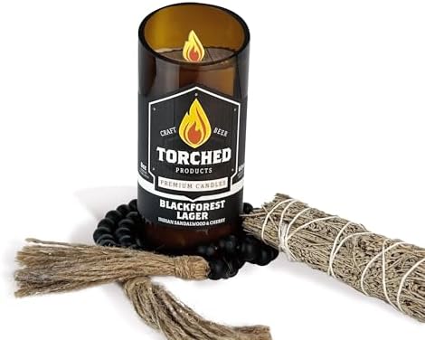 Torched Beer Scented Candles Blackforest Lager 8 oz