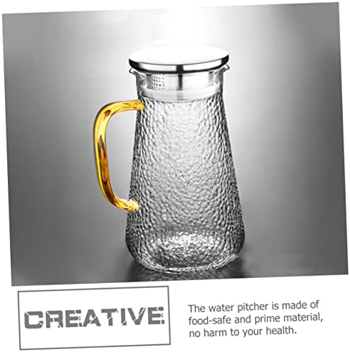 Cool Resistant Juices Kettle Large Capacity Water Carafe With Leakproof Lid