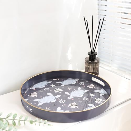 Spsyrine Decorative Serving Tray with Handles