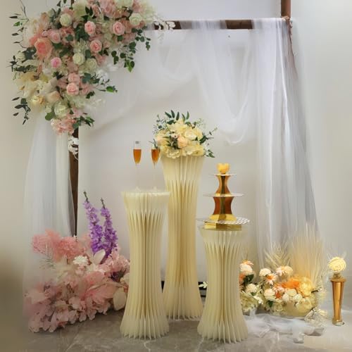 3PCS Hourglass Cake Stands for Party and Celebration