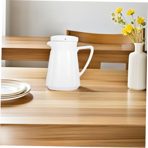 Large Capacity Ceramic Cold Water Pitcher with Elegant Lid