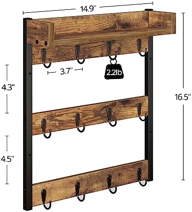 Yatiney Coffee Mug Holder Stand 3 Tier Tree Rack 12 Cups