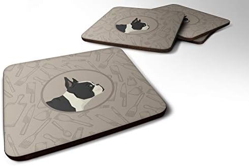 French Bulldog Foamed Coasters Set of 4 for Kitchen