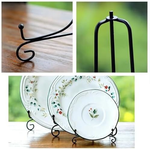 2pcs Compact Pot Lid Holder with Black Iron Frame