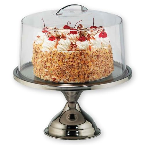 Tablecraft Clear Acrylic Cake Stand with Dome Cover