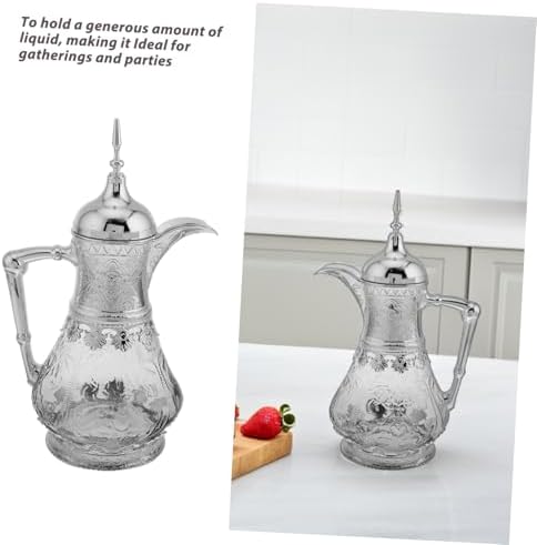 STOBAZA Glass Cold Water Pitcher with Handle