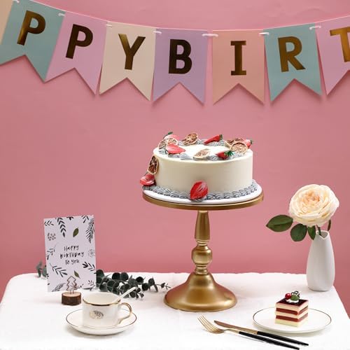 Set of 3 Gold Cake Stands for Party Display