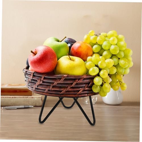 Sturdy Metal Tray Pedestal Base Stand for Plates and Plants