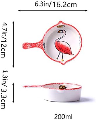Red Japanese Ceramic Milk Frothing Pitcher with Handle