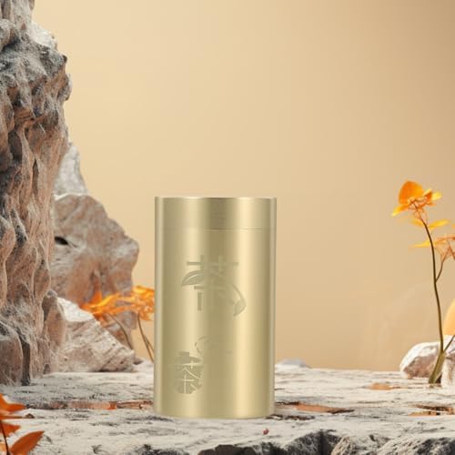 Cabilock Brass Tea Canister with Lid