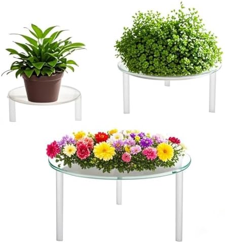 HESIN 3 Tier Acrylic Cake Display Stand Set