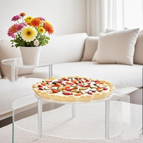 HESIN 3 Tier Acrylic Cake Display Stand Set
