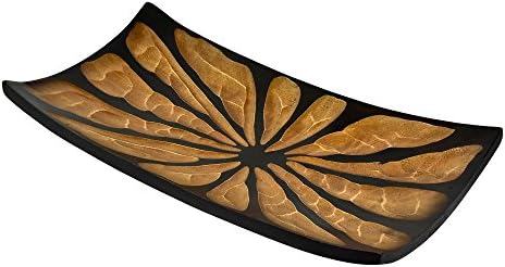 AeraVida Two-Tone Mango Wood Serving Tray
