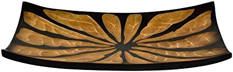 AeraVida Two-Tone Mango Wood Serving Tray