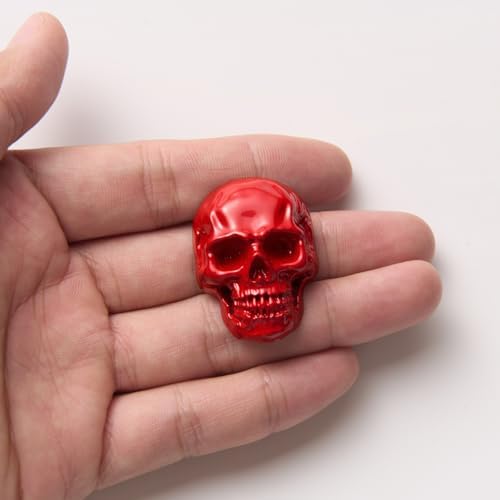 6Pcs Skull Stainless Steel Fridge Magnets Set