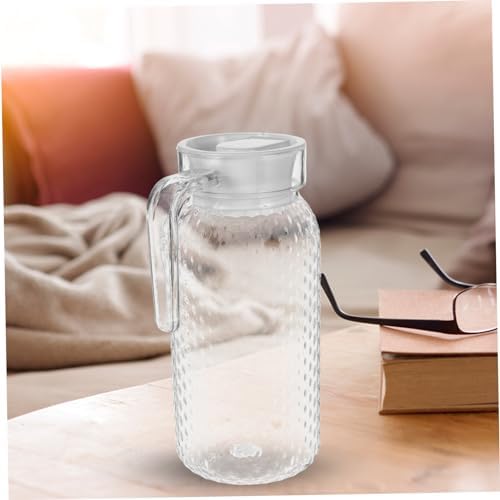 FUNOMOCYA Acrylic Cold Water Pitcher Lid Reusable Juice Jug