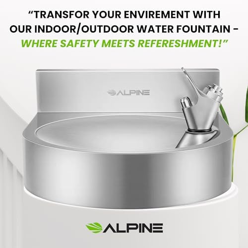 Alpine Water Fountain Wall Mounted - Commercial Hydration Station