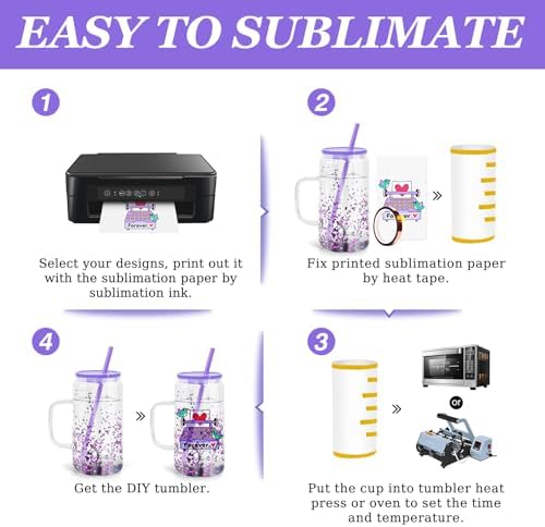 16 oz Snow Globe Tumbler with Handle 4 Pack 1