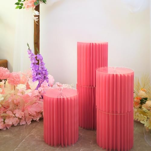 Merrifete Stacking Block Cake Stands for Party and Events