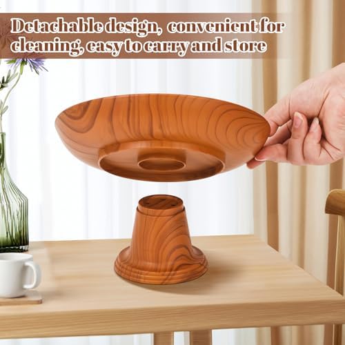 Decorative Fruit Bowl with Footed Base 87 Inch Plastic