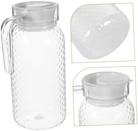 FUNOMOCYA Acrylic Cold Water Pitcher Lid Reusable Juice Jug