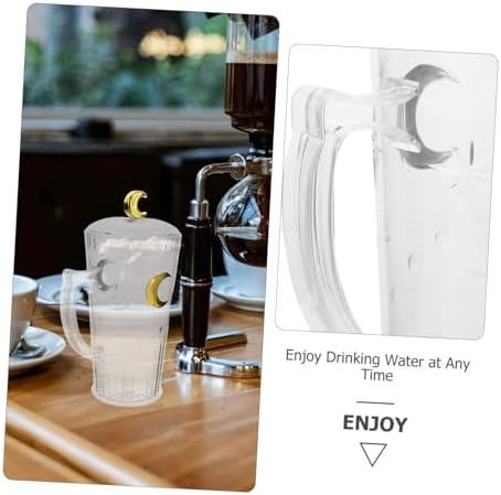 Plastic Moon Pattern Water Jug with Lid and Spout