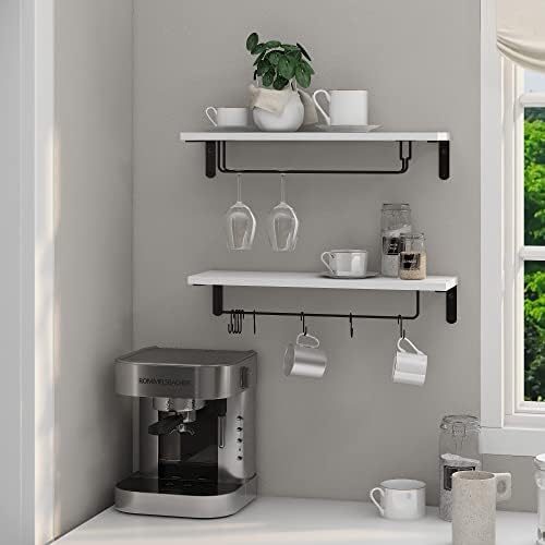 Afuly Coffee Bar Shelf Wall Holder Set of 2