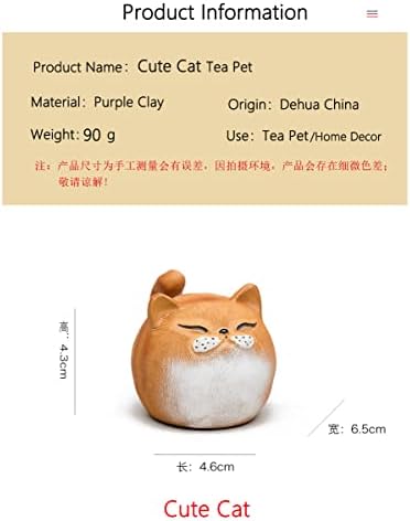 Cute Funny Purple Clay Tea Pet for Tea Lovers