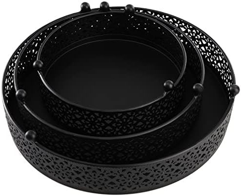 Hedume Set of 3 Black Cake Stands