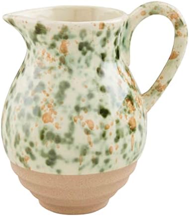 Mud Pie Splatter Stoneware Pitcher 65 oz