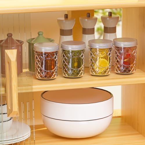 Set of 12 16 oz Glass Mason Jars with Airtight Lids and Bands