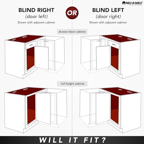 Rev-A-Shelf 32 Inch Dual Shelf Lazy Susan for Kitchen Cabinets