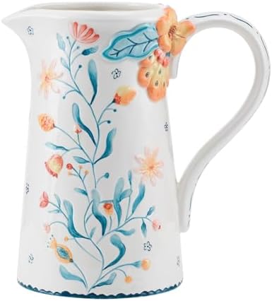 Fitz and Floyd Gracie Pitcher Vase 275 Qt